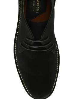 Frank Wright Black Suede Desert Boots