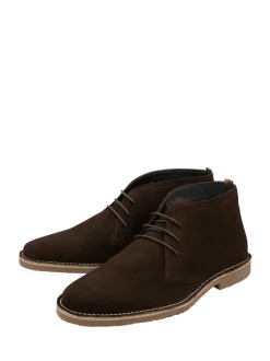 Frank Wright Brown Suede Desert Boots