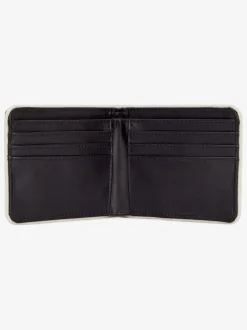 Fred Perry Black Coated Polyester Billfold Wallet