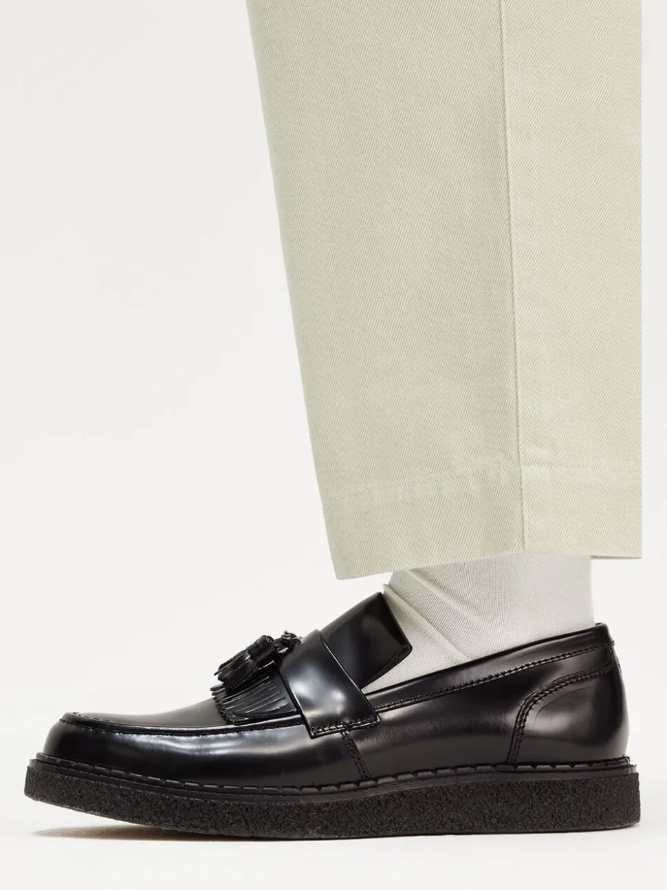 Fred Perry Black GC X FP Tassel Loafers