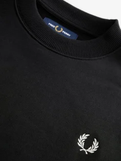 Fred Perry Black Neck Sweatshirt