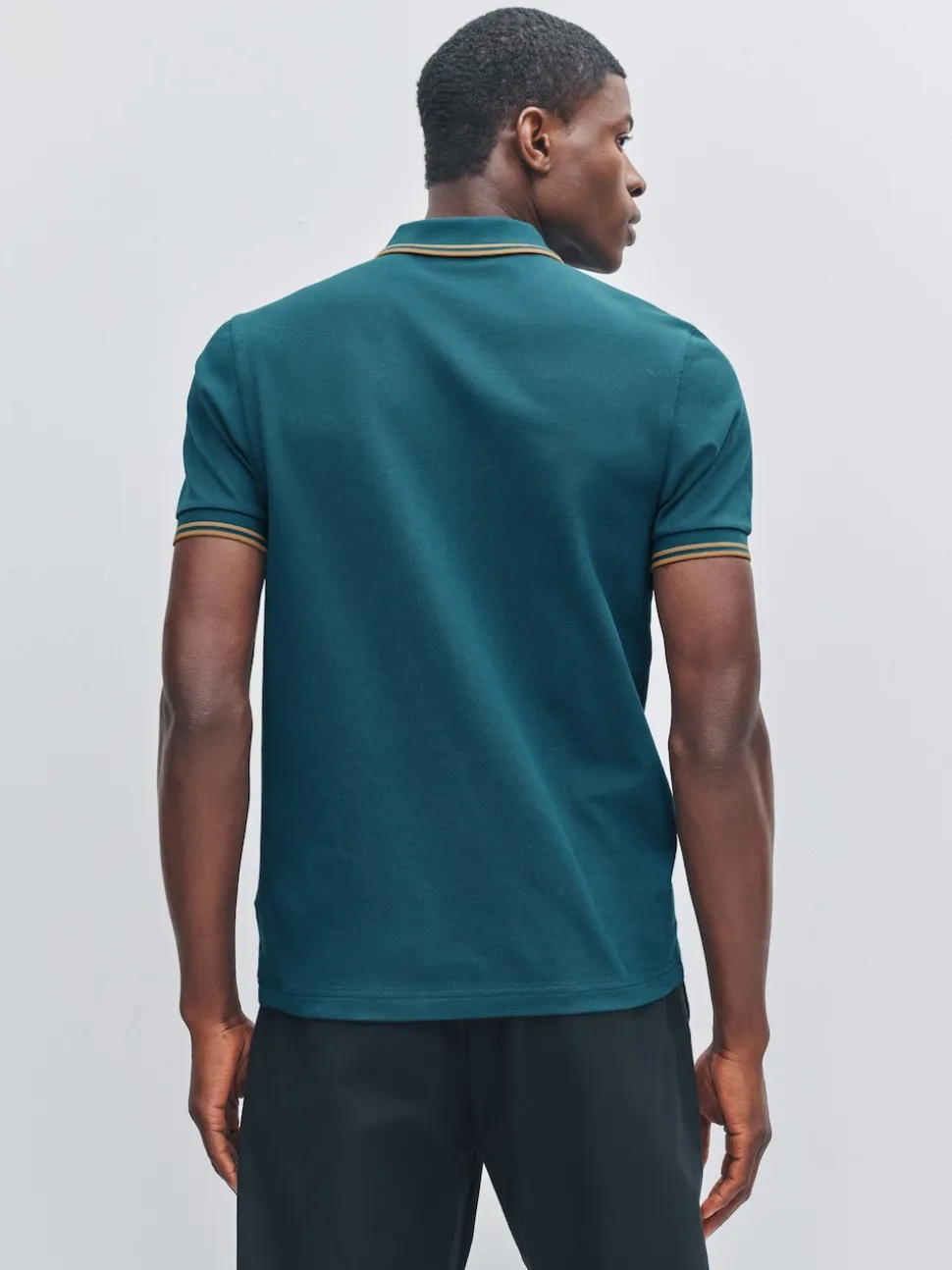 Fred Perry Blue Twin Tipped Polo Shirt