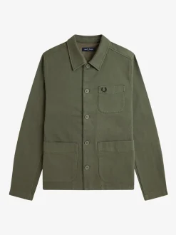 Fred Perry Green Bedford Overshirt