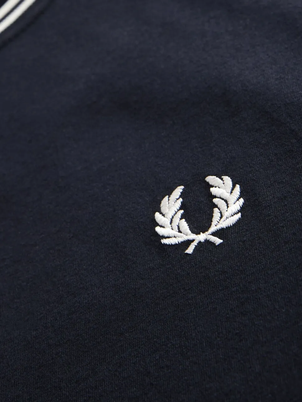 Fred Perry Navy Blue Fred Perry Twin Tipped Logo T-Shirt