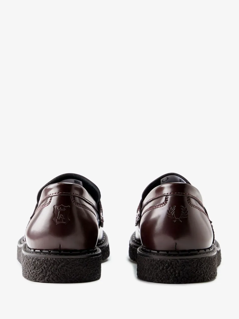 Fred Perry Red GC X FP Penny Loafers
