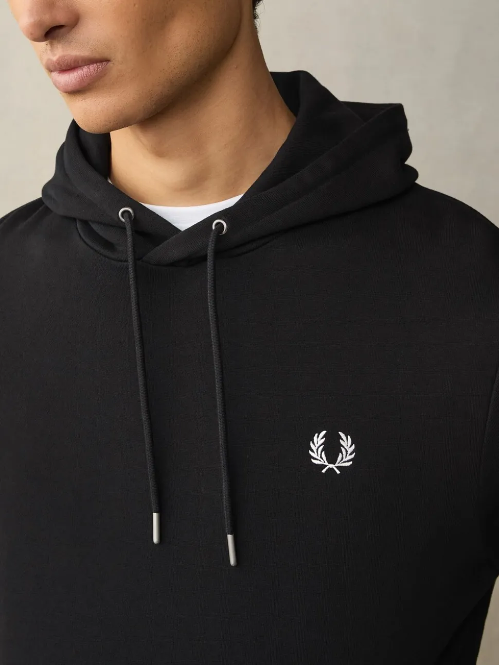 Fred Perry Tipped Overhead Hoodie