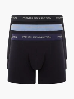 French Connection Black Boxers 3 Pack