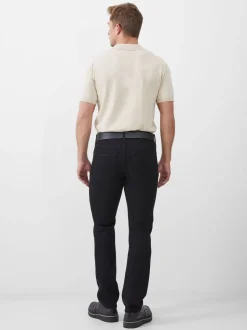 French Connection Black Cotton Blend Slim Fit Stretch Jeans