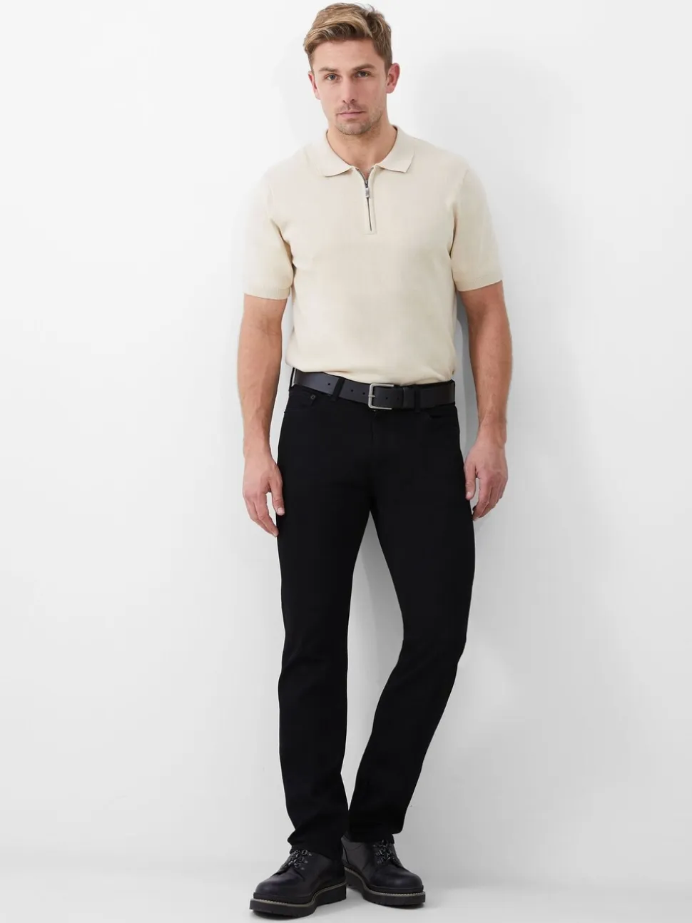 French Connection Black Slim Fit Stretch Jeans