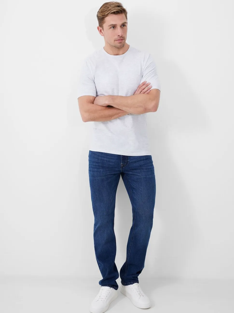 French Connection Light Blue Slim Fit Stretch Jeans