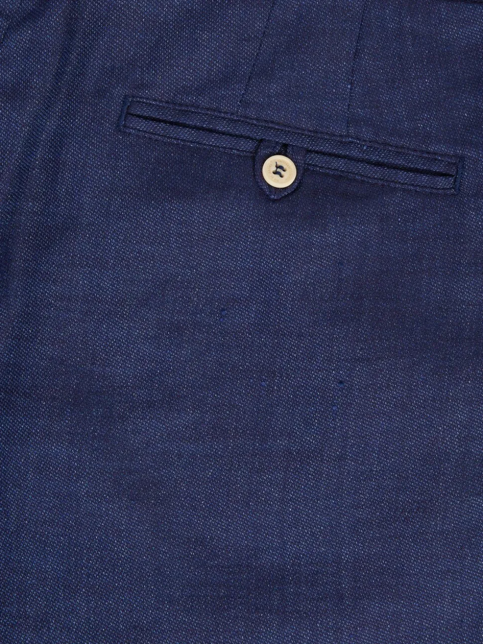 Frescobol Carioca Blue Felipe Linen Shorts