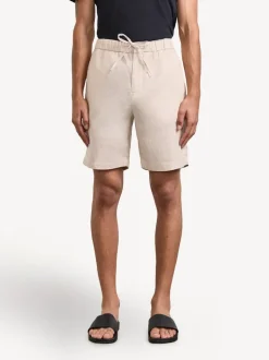 Frescobol Carioca Natural Felipe Linen Shorts