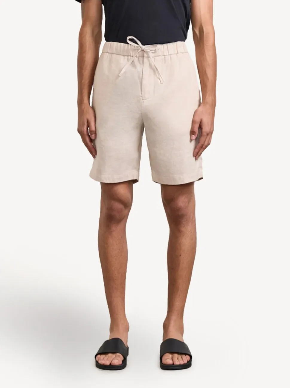 Frescobol Carioca Natural Felipe Linen Shorts