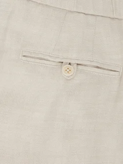 Frescobol Carioca Natural Felipe Linen Shorts