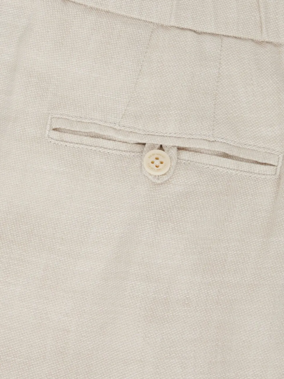 Frescobol Carioca Natural Felipe Linen Shorts