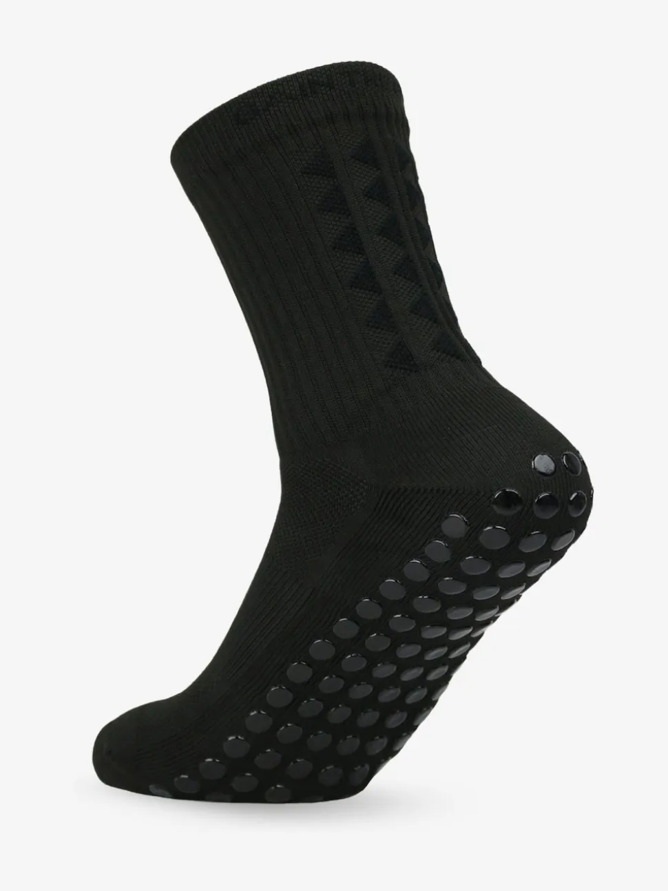 Gain the Edge Black Midcalf Football Grip 3.0 Socks