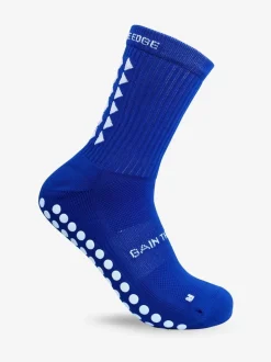 Gain the Edge Blue Midcalf Football Grip 3.0 Socks