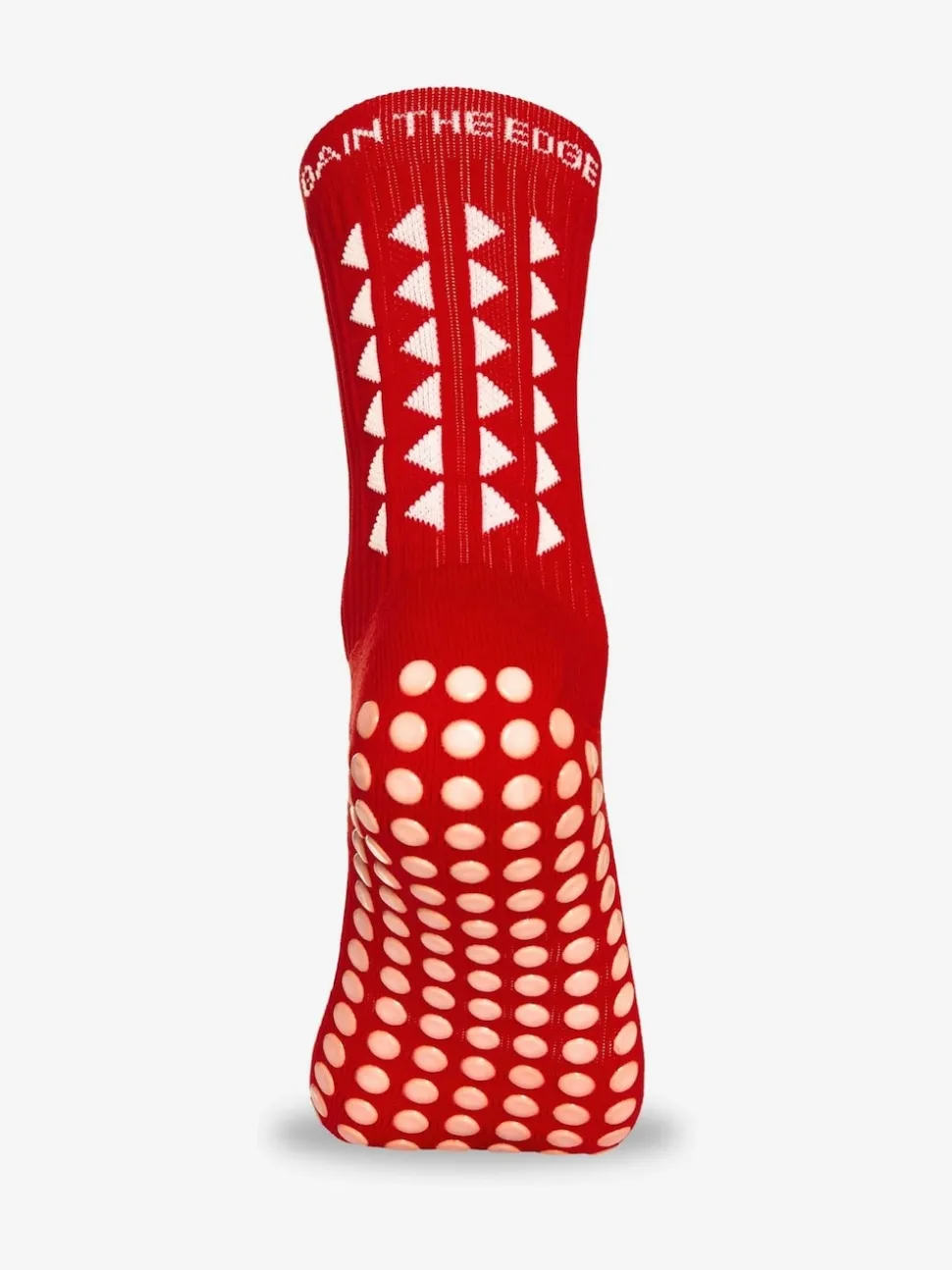 Gain the Edge Red Midcalf Football Grip 3.0 Socks