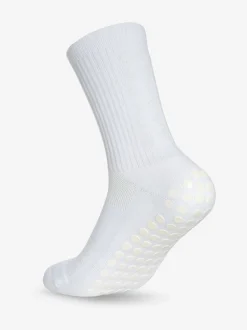Gain the Edge White Midcalf Football Grip 3.0 Socks