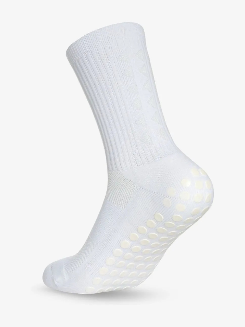 Gain the Edge White Midcalf Football Grip 3.0 Socks