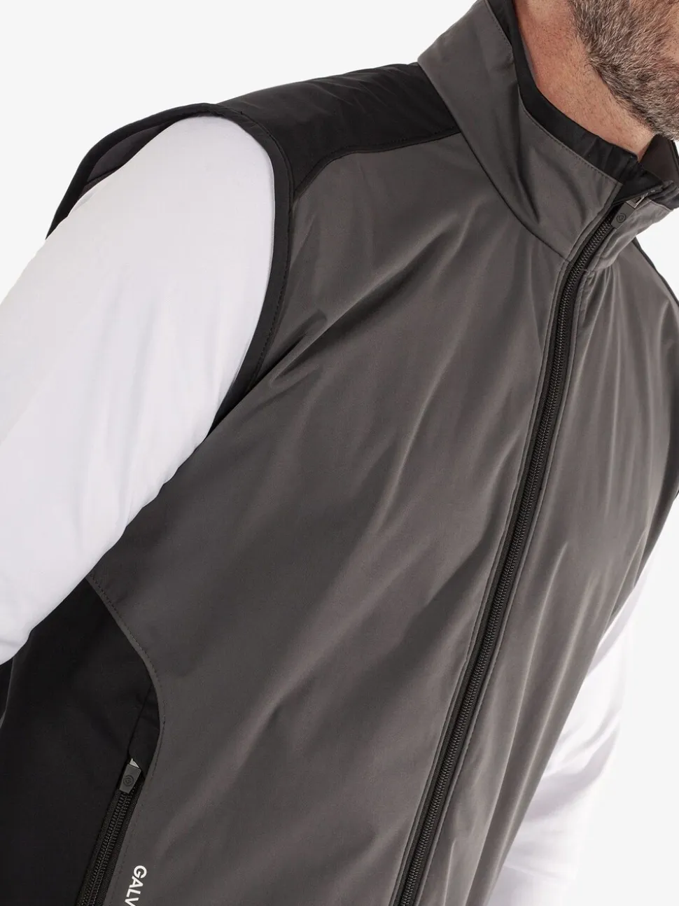 Galvin Green Grey Leo Windproof Golf Vest