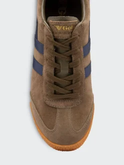 Gola Khaki Navy Mens Harrier Trainers