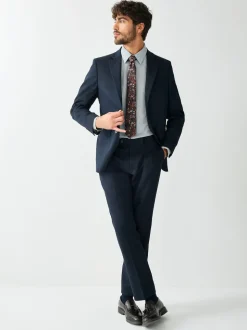 Green / Floral Regular Fit Shirt Tie and Pin Set