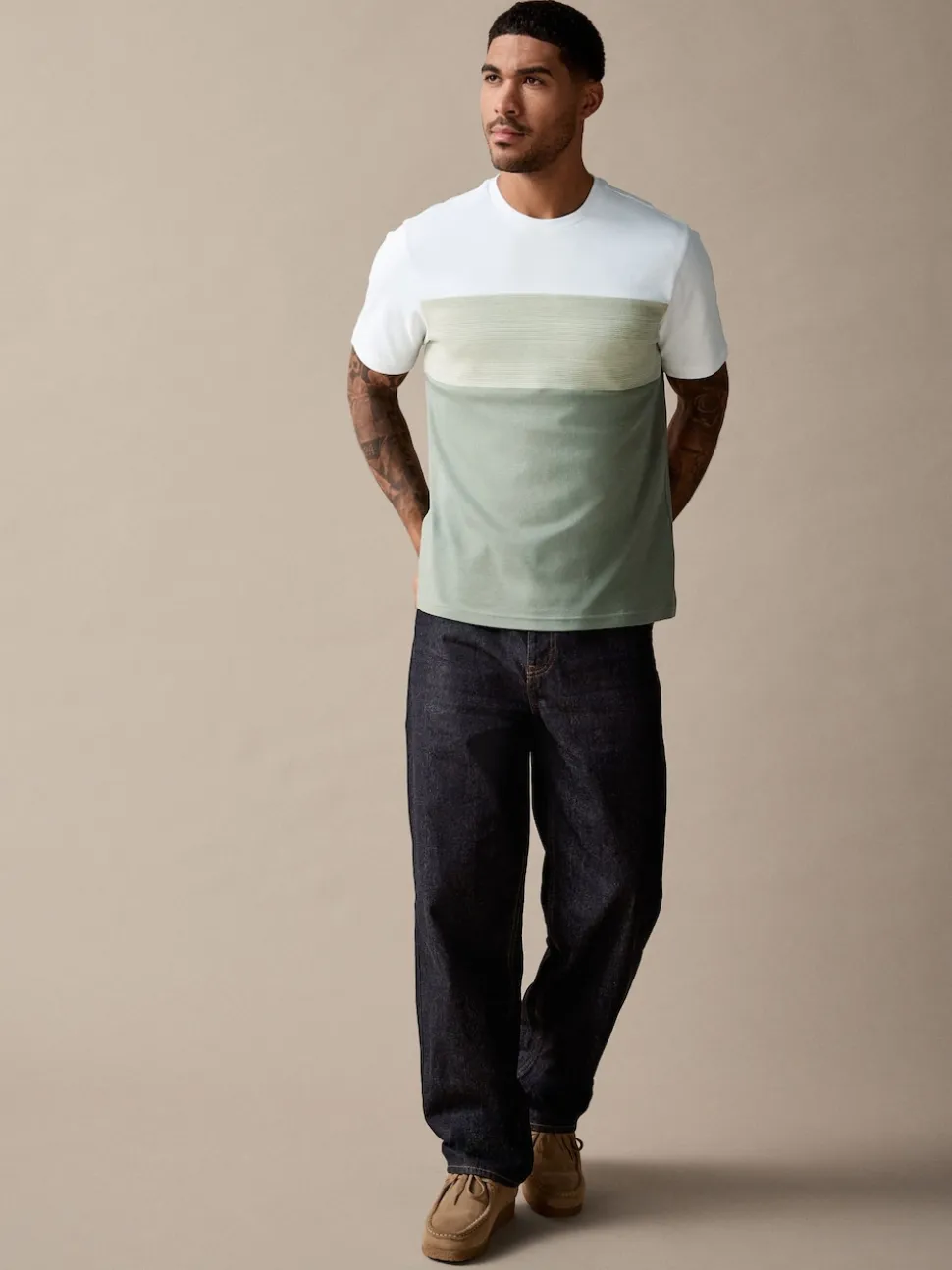 Green Block T-Shirt