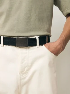 Green Canvas Reversible Belt