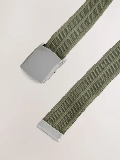 Green Canvas Reversible Belt