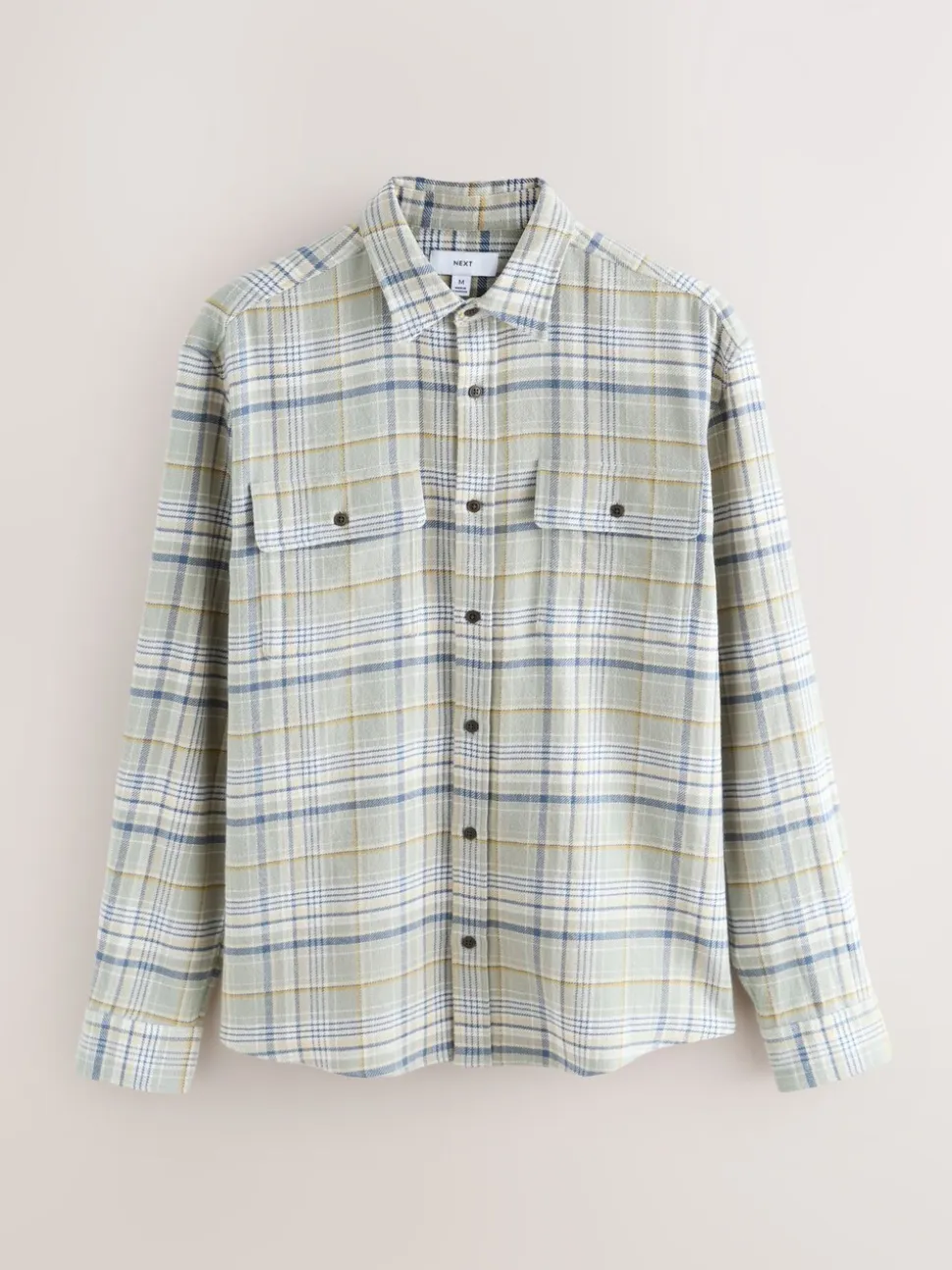 Green Check Long Sleeve Shirt