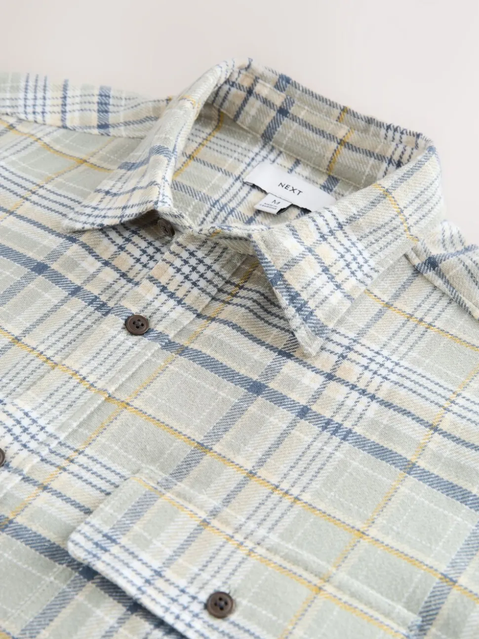 Green Check Long Sleeve Shirt