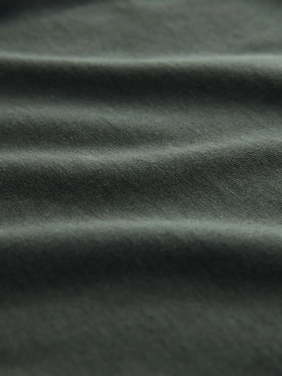 Green Dark Regular Fit Essential Crew Neck Cotton T-Shirt