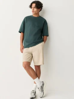 Green Dark Relaxed Fit Heavyweight T-Shirt