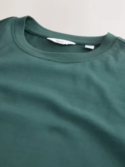Green Dark Relaxed Fit Heavyweight T-Shirt