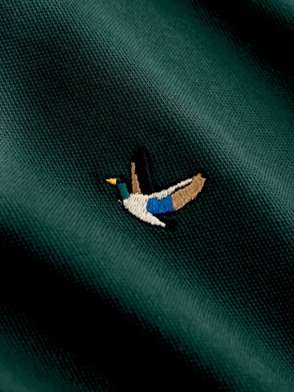 Green Duck Pique Polo Shirt