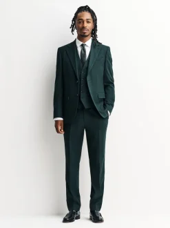 Green Flannel Suit Waistcoat