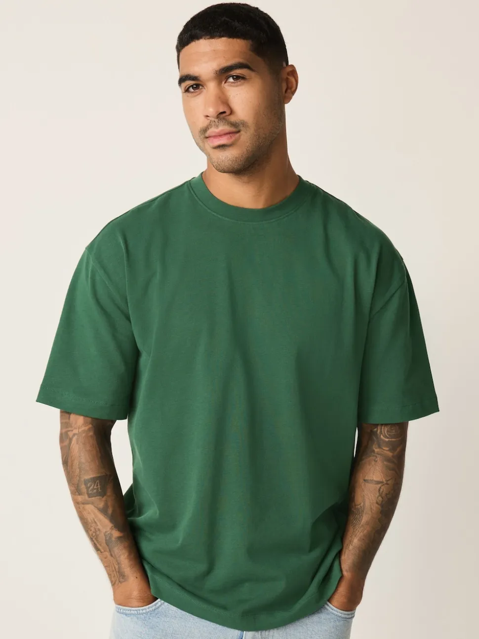 Green Forest Relaxed Fit Heavyweight T-Shirt