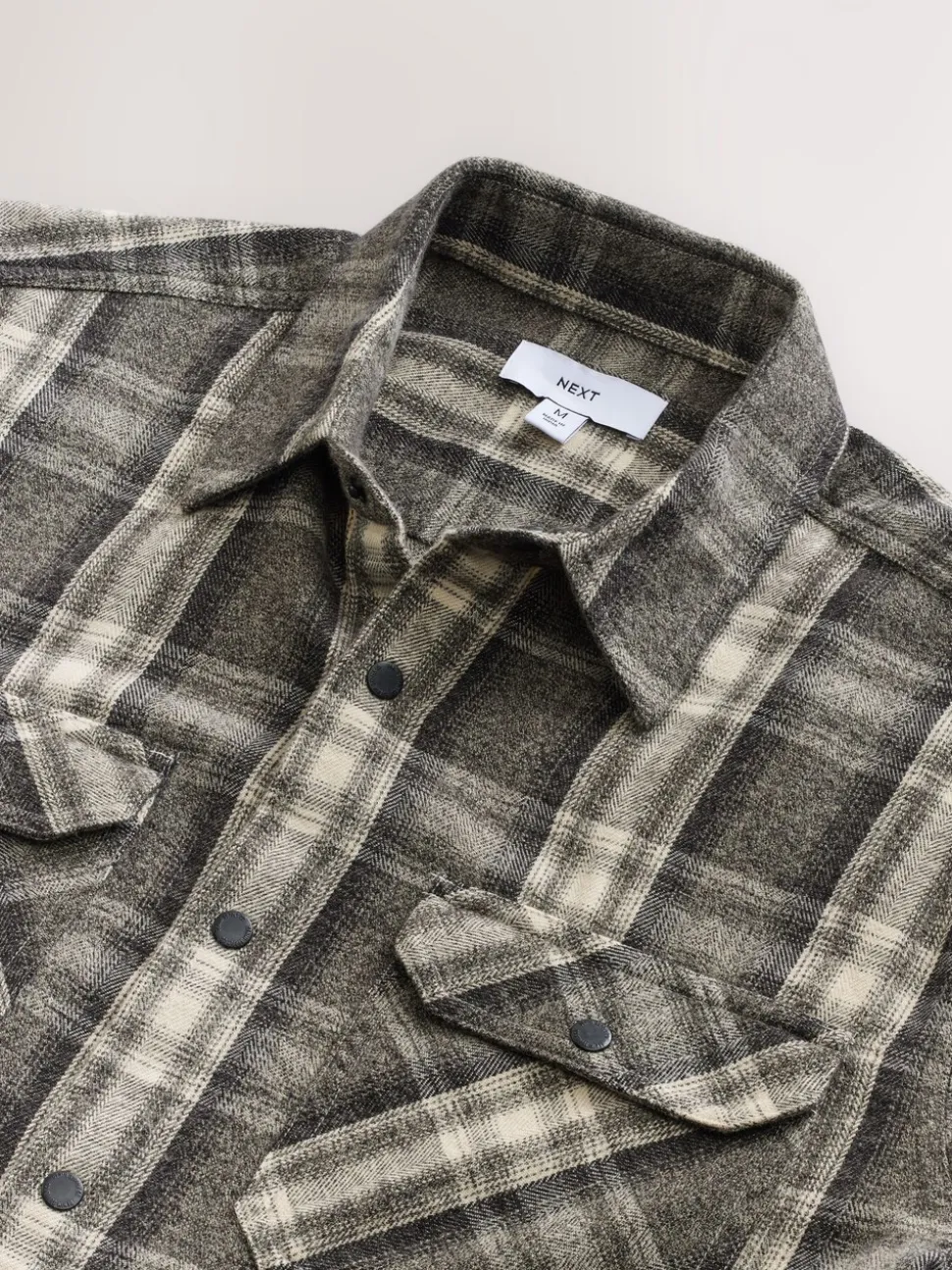Green Long Sleeve Check Shirt