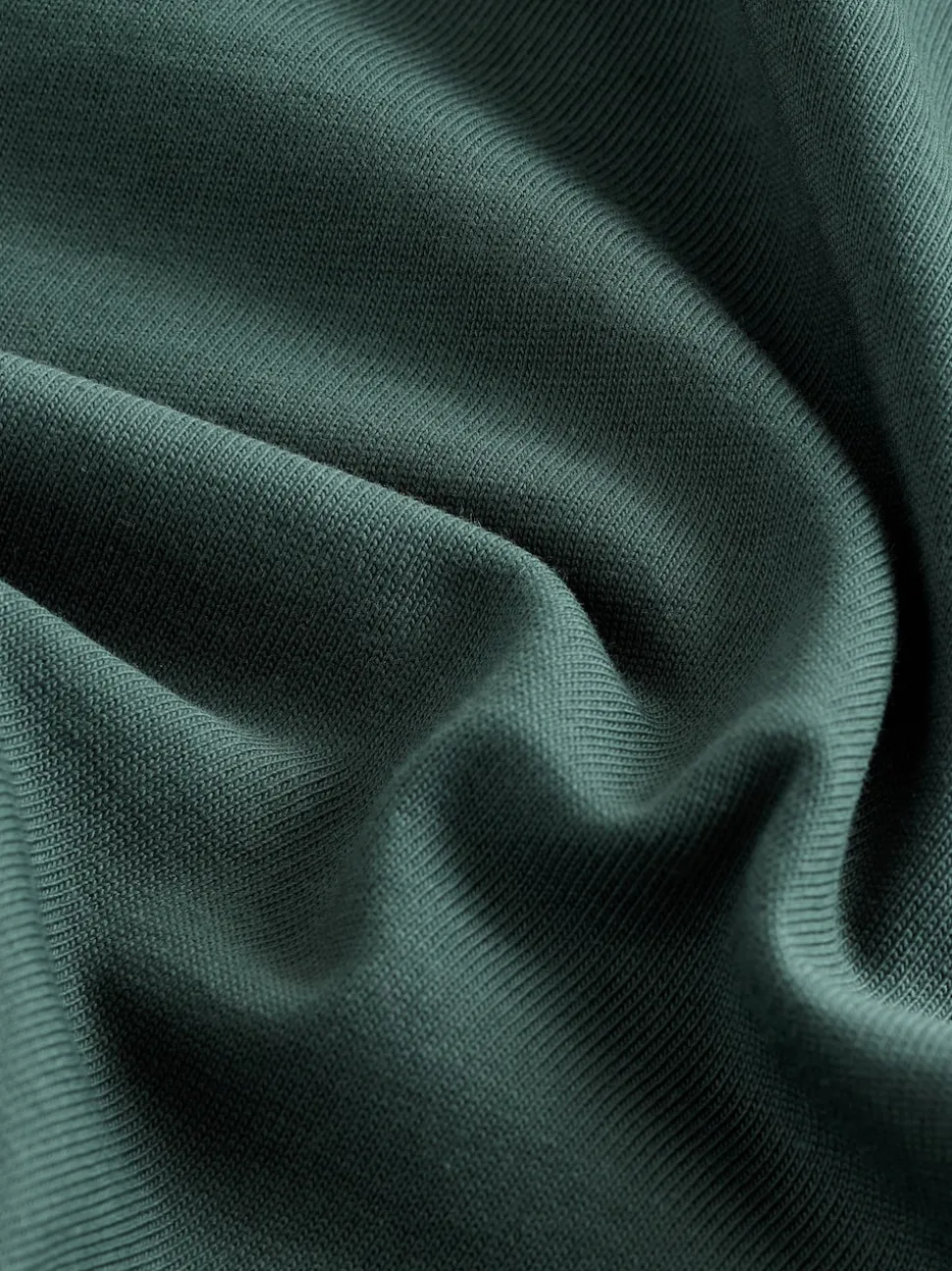 Green Long Sleeve Relaxed Fit Heavyweight T-Shirt