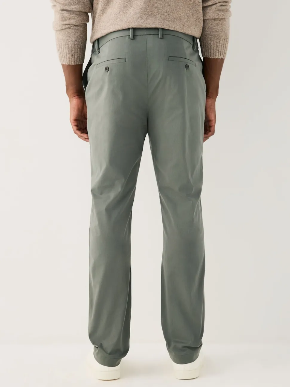 Green Muscle Fit N.Premium Smart Cotton TENCEL™ Lyocell Blend Chinos With Comfort Waistband
