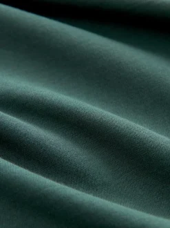 Green Pine Slim Fit Essential Crew Neck Cotton T-Shirt