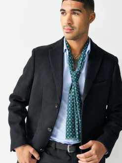 Green Printed Scarf