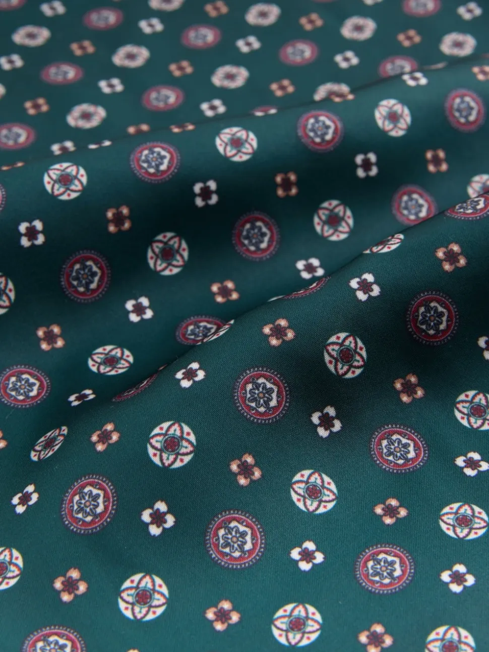 Green Printed Scarf