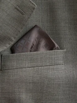 Green Regular Fit Signature Nova Fides 100% Italian Wool Suit Jacket
