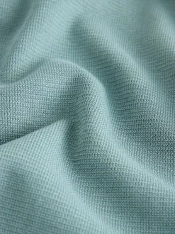 Green Sage Long Sleeve Mock Crew Neck T-Shirt