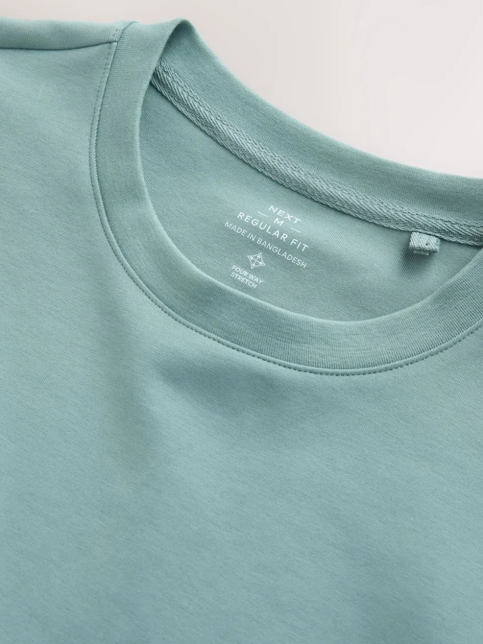 Green Sage Regular Fit Smart Soft Touch Heavyweight T-Shirt