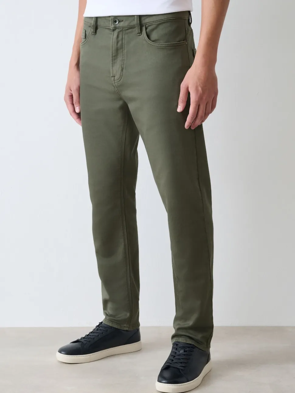 Green Slim Fit Comfort Stretch Jeans