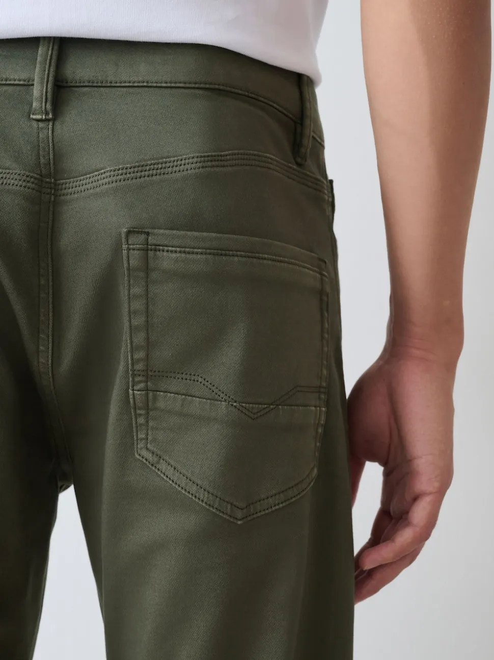 Green Slim Fit Comfort Stretch Jeans