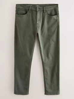 Green Slim Fit Comfort Stretch Jeans